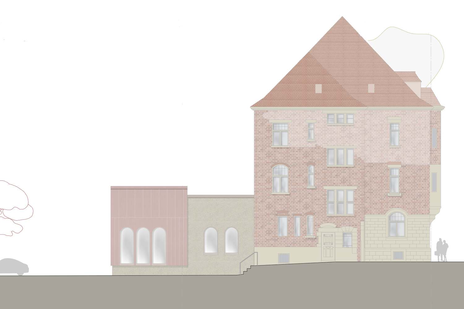 Vorstellung Entwurf Umbau und Erweiterung Arbeitsgericht Ludwigsburg (5)