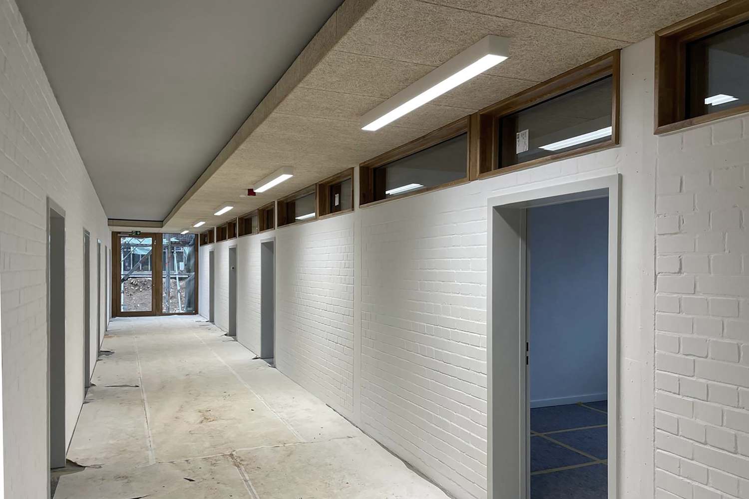 Baustellen Update - Die Flure nehmen Gestalt an (1)