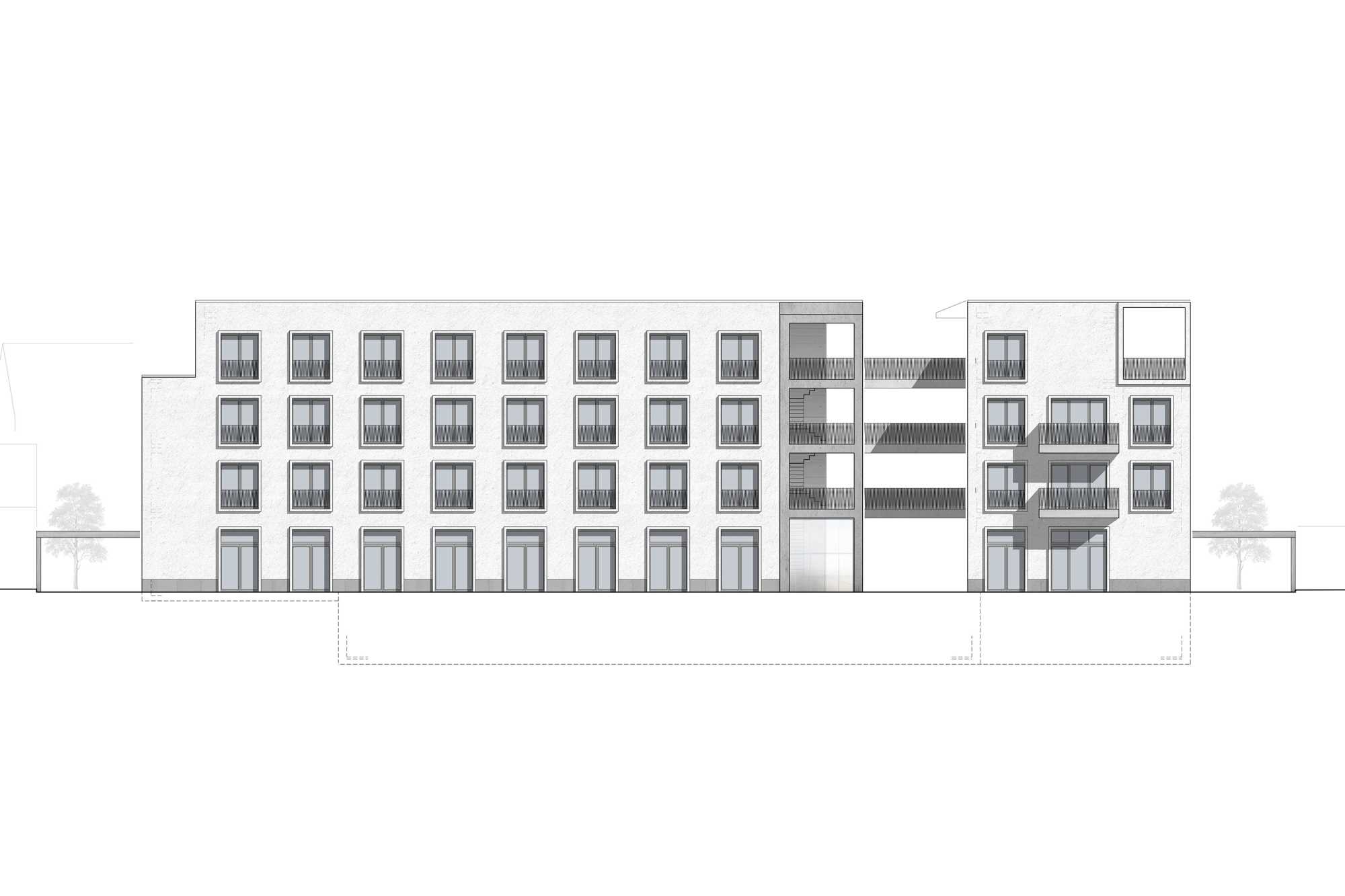 Baugesuch für Wohn- und Ateliergebäude Lichtensteinstraße eingereicht ({project_images:field_row_count})