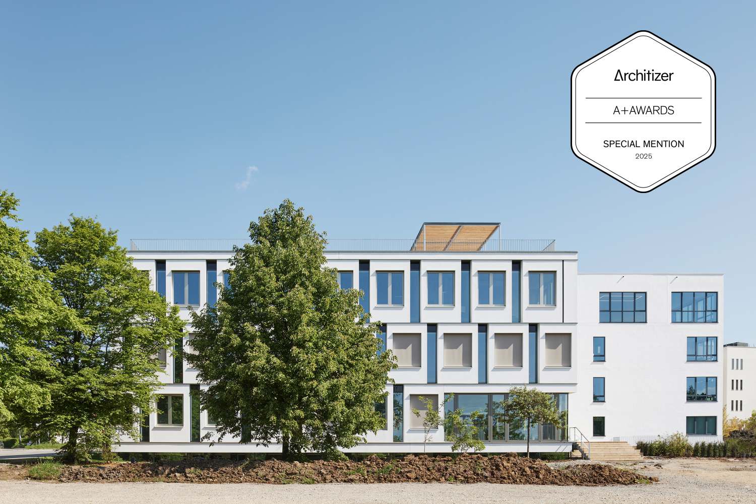 Das Forschungsgebäude für Humangenetik hat die Auszeichnung »Special Mention« des Architizer A+ Award 2025 für Gesundheitsbauten erhalten (1)