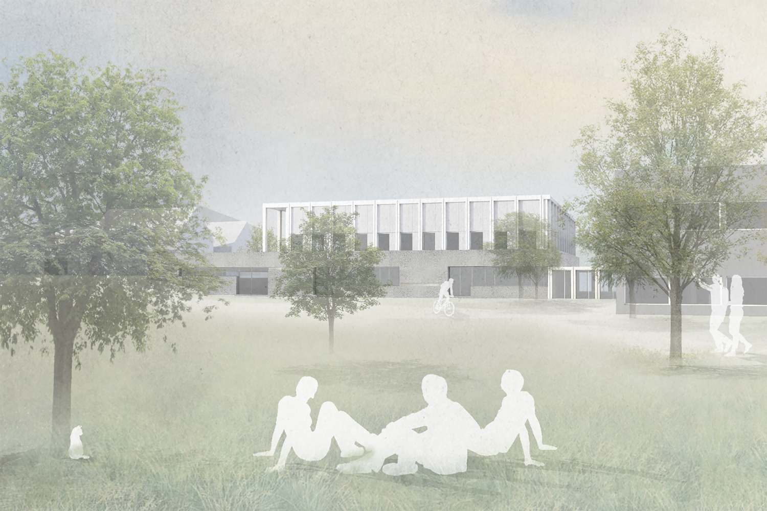 Die Baugenehmigung für den Laboranbau mit der Generalsanierung Hörsaalbau vom Institut für Sportwissenschaften ist erteilt worden (4)