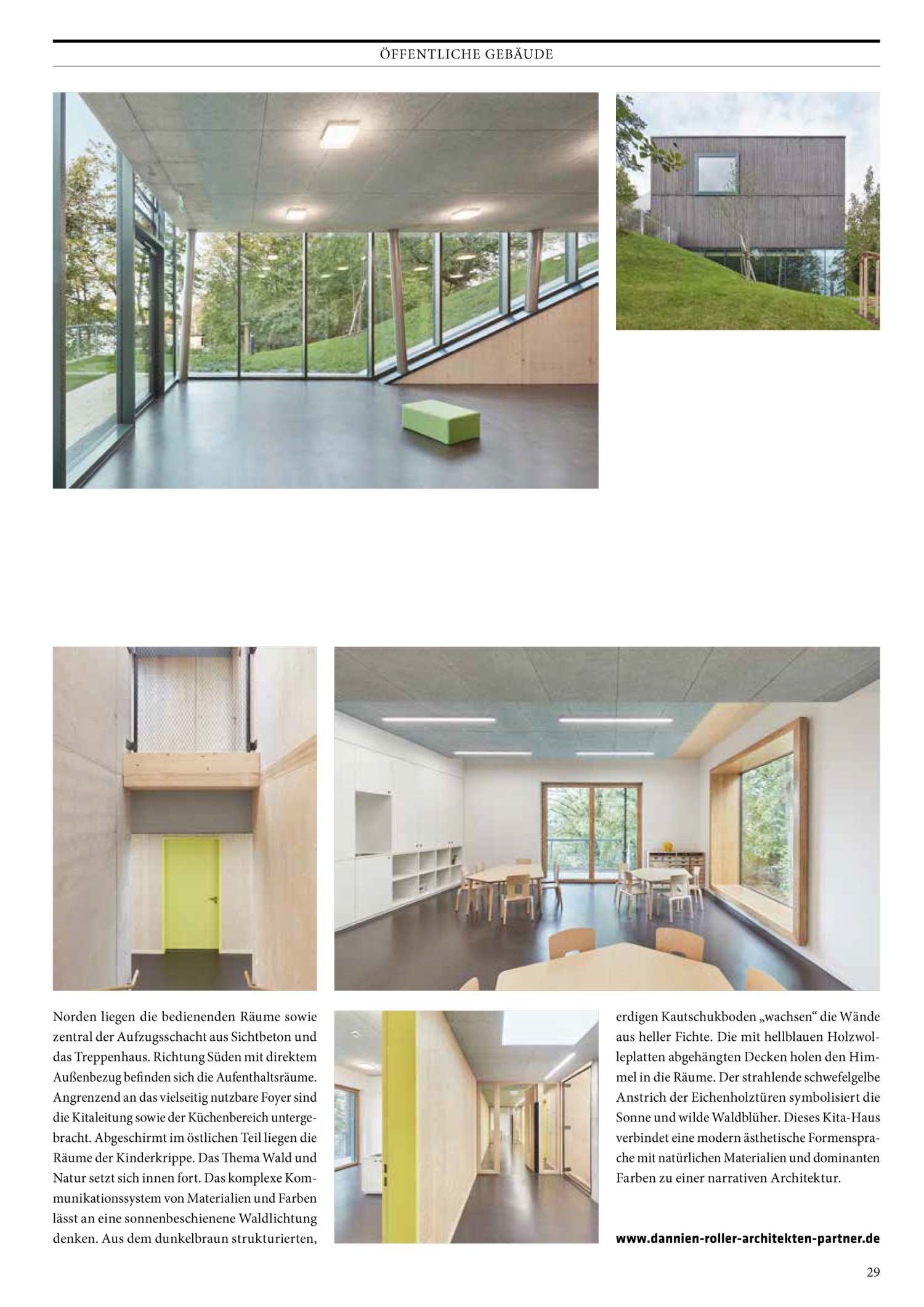 CUBE Magazin präsentiert den Neubau der Kindertagesstätte ({project_images:field_row_count})