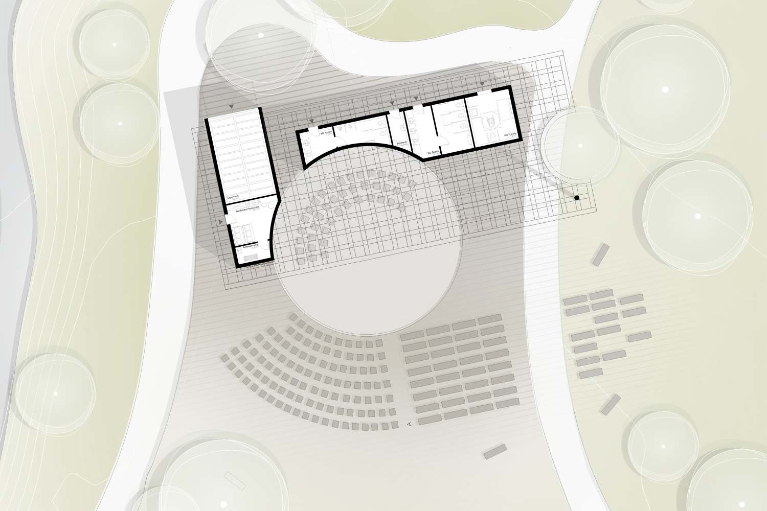 Ein Musikpavillon für die Landesgartenschau: Architektur inmitten der Kurparklandschaft Bad Urachs (2)
