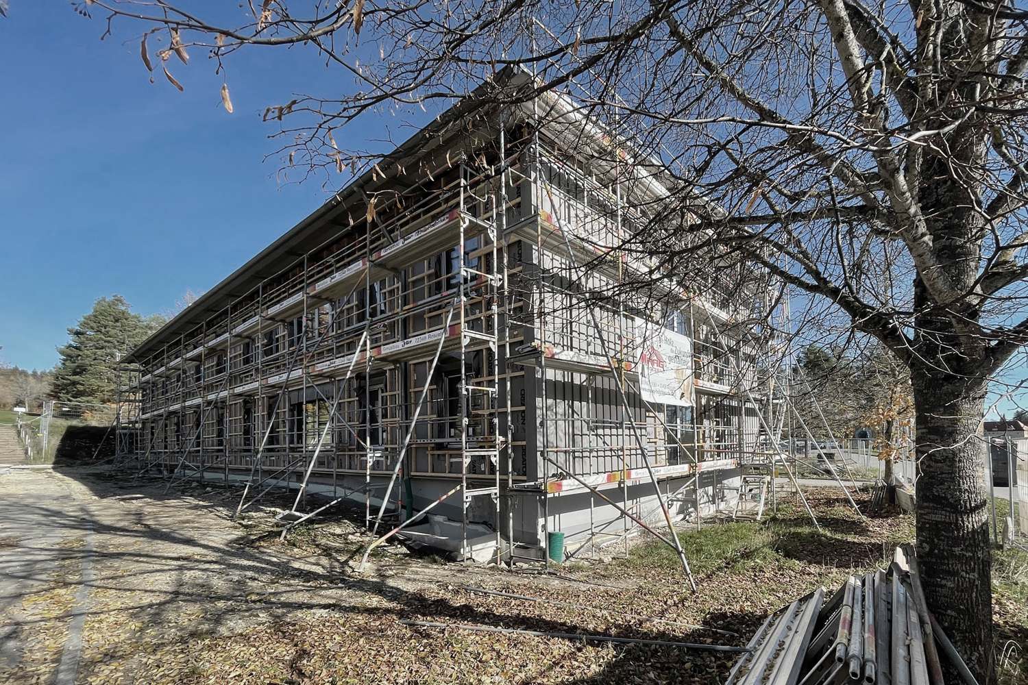 BaustellenUpdate: Die energetische Sanierung vom Stabsgebäude ist auf der Zielgeraden (2)