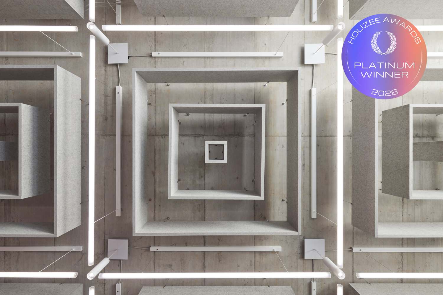 »Houzee Awards 2026 Platinum Winner« in der Kategorie »Architecture Mixed-Use Housing« für den Erweiterungsbau für Forschung, Praxen und Labore der Humangenetik (1)