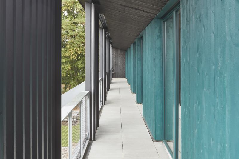 »Ein Waldhaus in der Stadt- der Neubau Kita Sofie Haug ist perfekt integriert in Nachbarschaft und Natur« (3)
