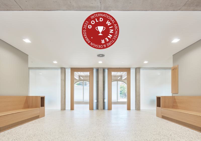Gold für die denkmalpflegerische Sanierung und Umbau des Amtsgerichts Tübingen beim International Architecture & Design Awards 2023 (1)