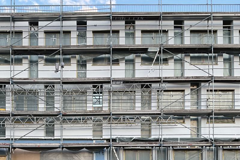 Anmutung der modulen Fassadengestaltung wird erlebbar (2)