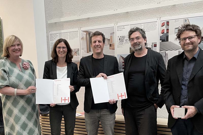 Feierliche Preisverleihung  der Hugo-Häring-Auszeichnung 2023 und Ausstellungeröffnung der prämierten Projekte im technischen Rathaus Tübingen (1)