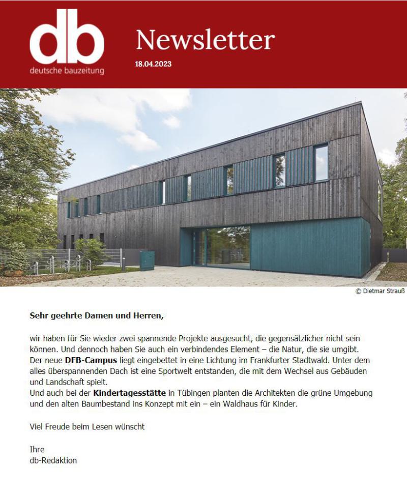 »Fenster ins Grüne«&nbsp; Kindertagesstätte Sofie Haug im Newsletter der db vorgestellt (1)