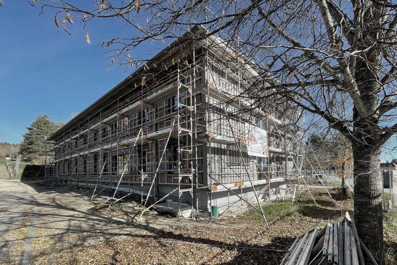 BaustellenUpdate: Die energetische Sanierung vom Stabsgebäude ist auf der Zielgeraden (2)