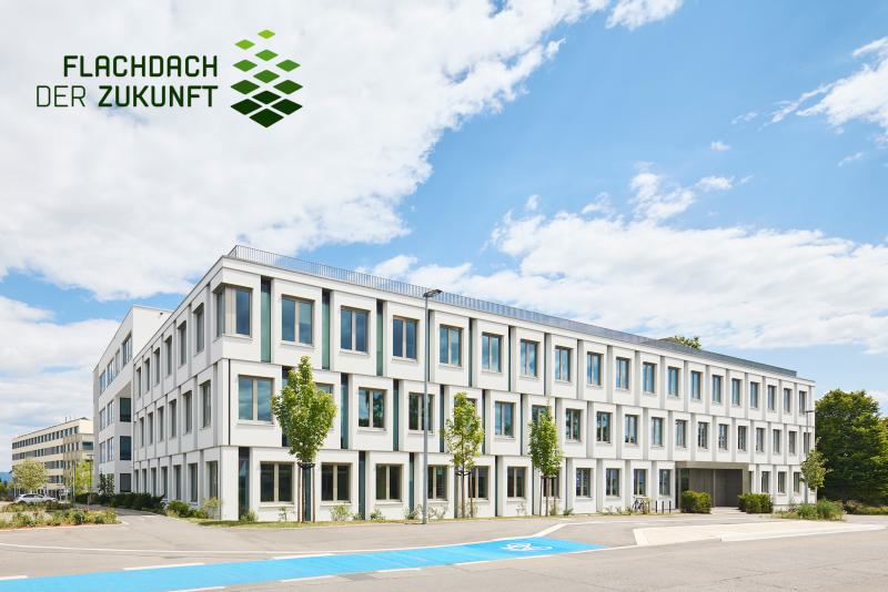 »Flachdach der Zukunft« für den Erweiterungsbau für Forschung, Praxen und Labore der Humangenetik (1)