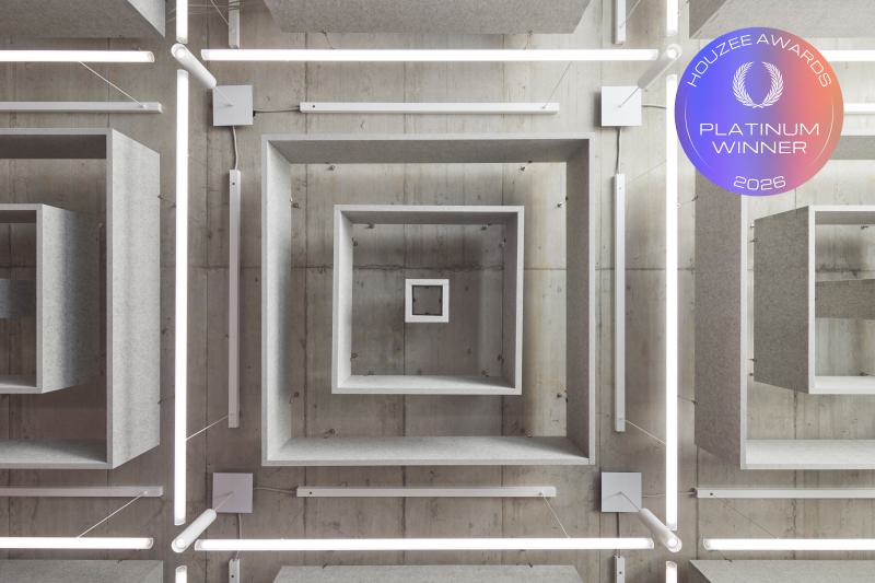 »Houzee Awards 2026 Platinum Winner« in der Kategorie »Architecture Mixed-Use Housing« für den Erweiterungsbau für Forschung, Praxen und Labore der Humangenetik (1)