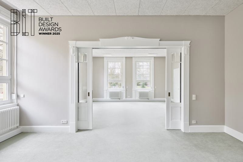 »BLT Built Design Awards 2025 Winner« in der Kategorie »Architectural Design - Restoration and Renovation« für die denkmalpflegerische Sanierung und den Umbau der Kinderhaus Planie  (1)