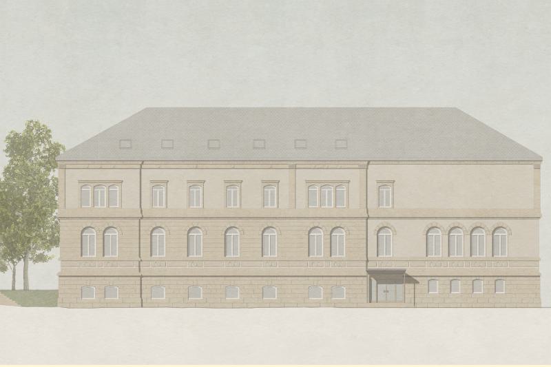 Rohbaubeginn Zentrum für empirische Bildungsforschung (1)