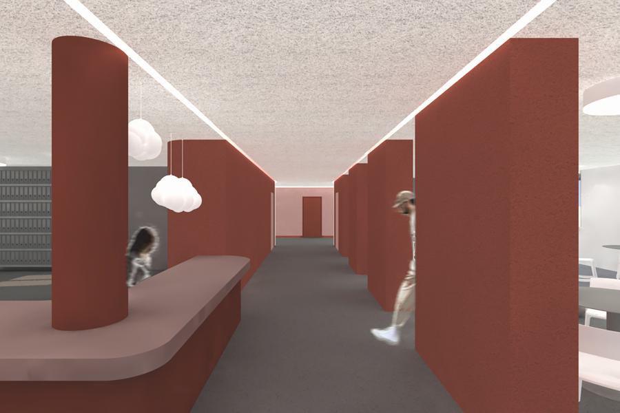 Sanierung und Umbau Unterkunftsgebäude zu School Age- and Youth Center mit Verwaltung der Panzerkaserne (2)