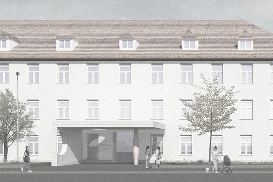 Sanierung und Umbau Unterkunftsgebäude zu School Age- and Youth Center mit Verwaltung der Panzerkaserne (5)