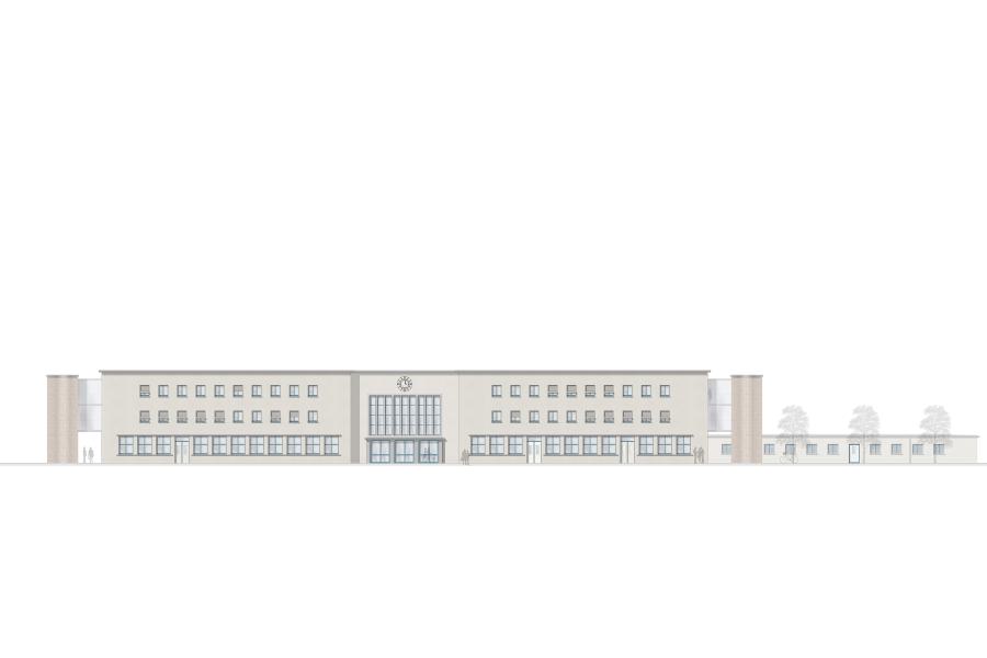 Denkmalpflegerische Sanierung Fassade Stadtbahnhof Tuttlingen (1)