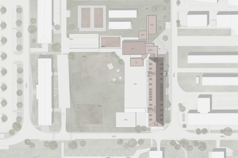 Sanierung und Umbau Unterkunftsgebäude zu School Age- and Youth Center mit Verwaltung der Panzerkaserne (6)