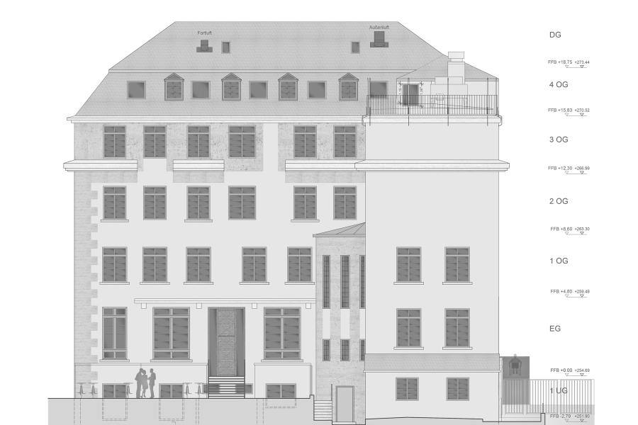 Umbau und denkmalpflegerische Sanierung Württembergischer Kreditverein zum Ministerium (5)