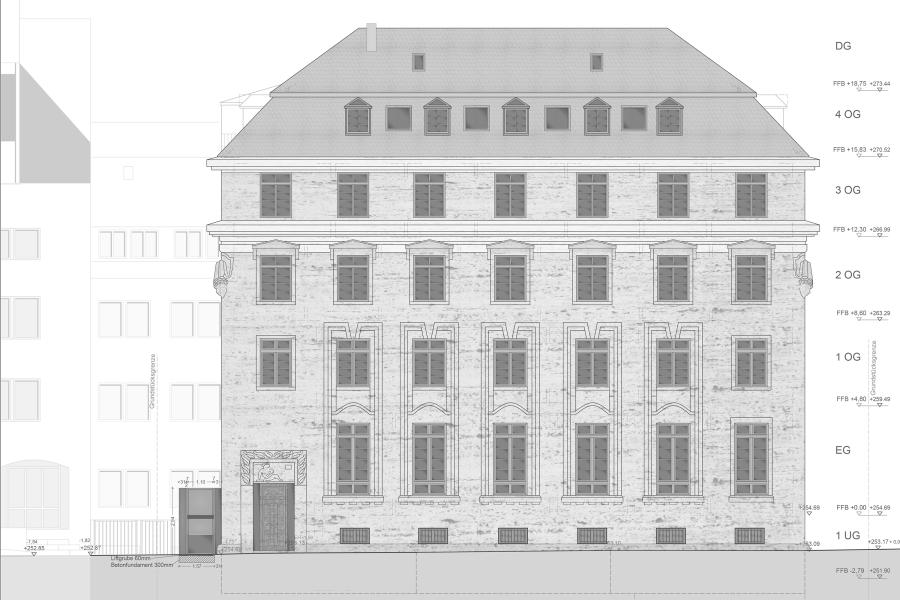 Umbau und denkmalpflegerische Sanierung Württembergischer Kreditverein zum Ministerium (3)