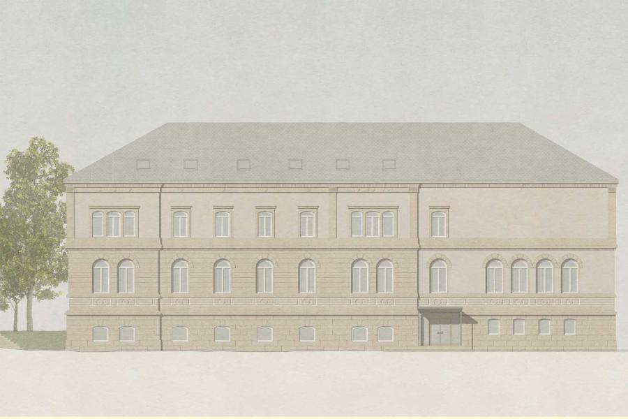 Sanierung und Umbau Denkmal zum Zentrum für empirische Bildungsforschung (1)