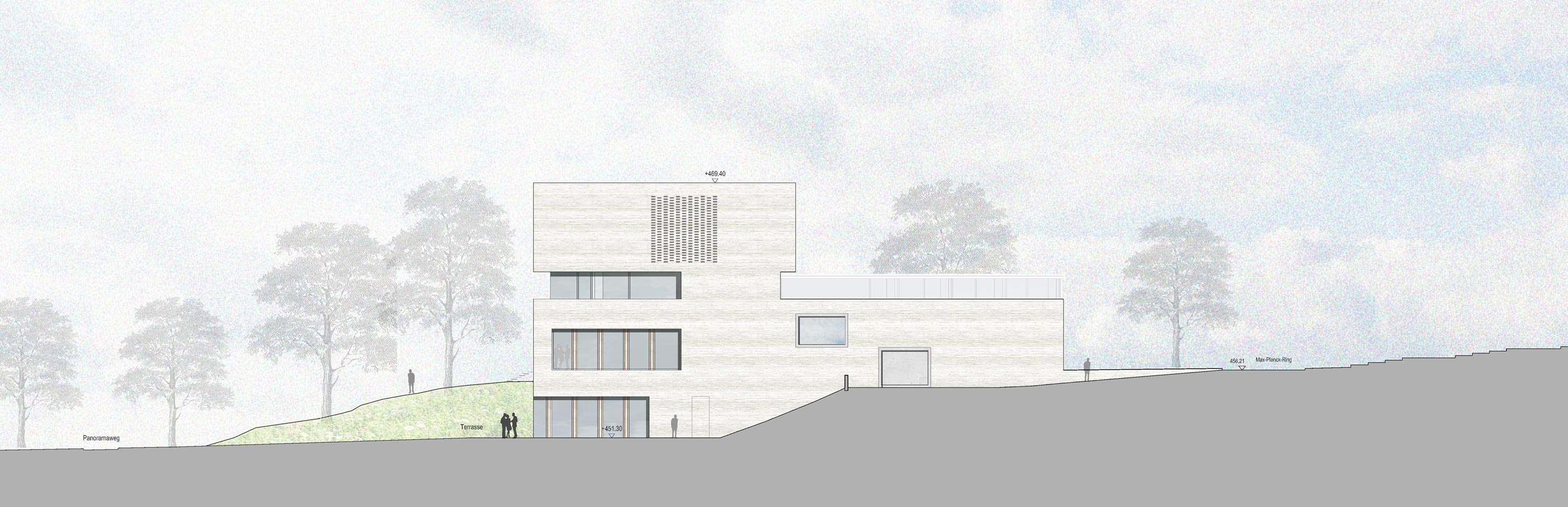 Neubau Zentralgebäude als Hörsaal, Mensa und Seminargebäude (9)