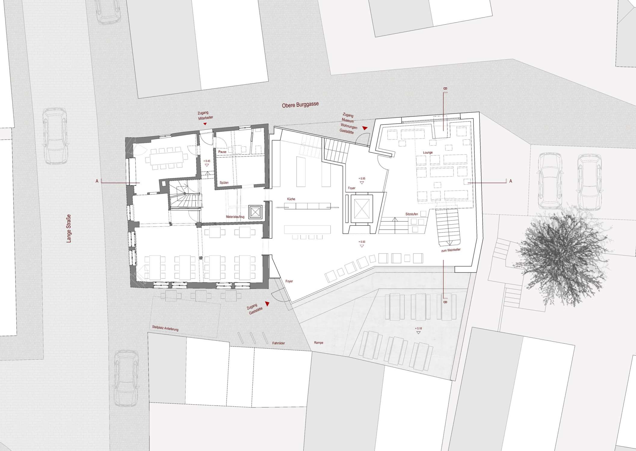 Gaststätte und Museum Traube, denkmalpflegerische Modernisierung, Umbau und Anbau (2)