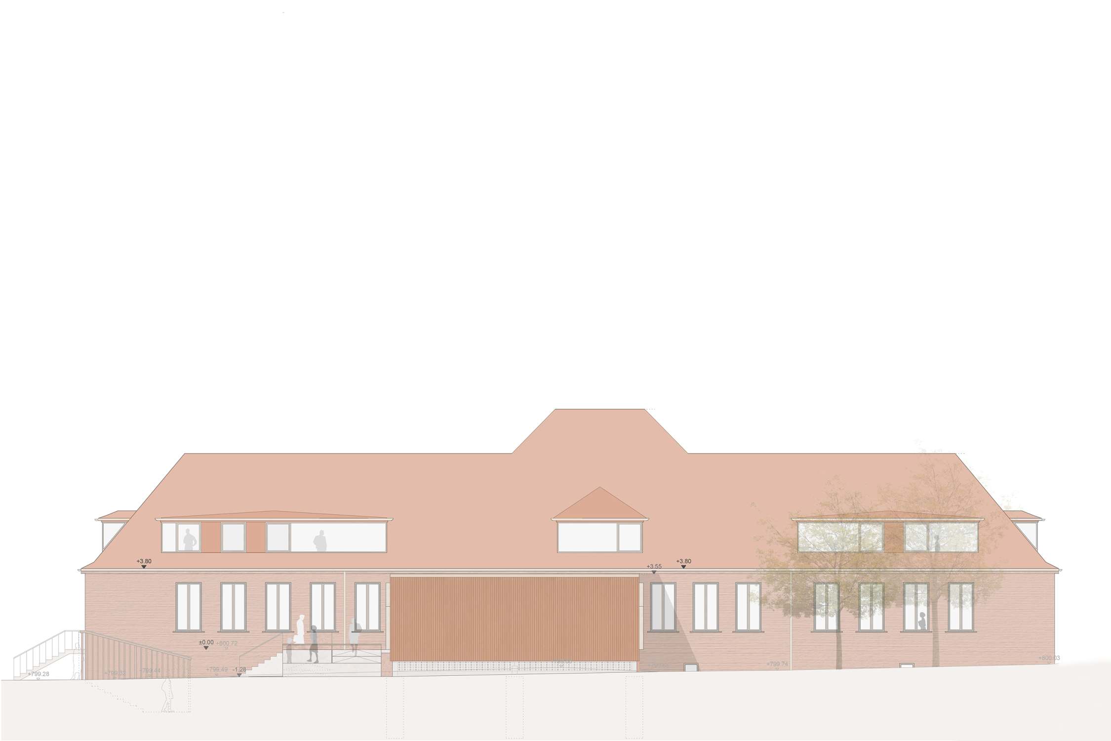 Umbau eines Stabsgebäude mit Anbau für Schulungsmaterialien und Verwaltung (2)