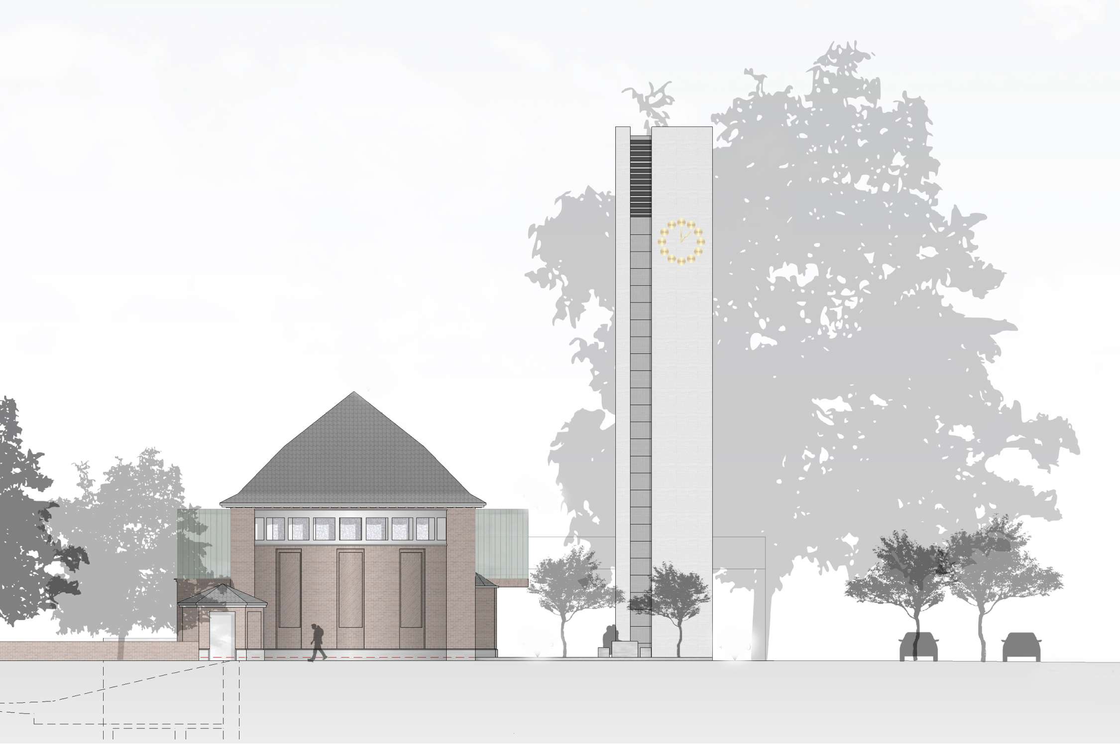 Neukonzeption Eberhardskirche mit Kita und Wohnungsneubau am Volkspark (6)