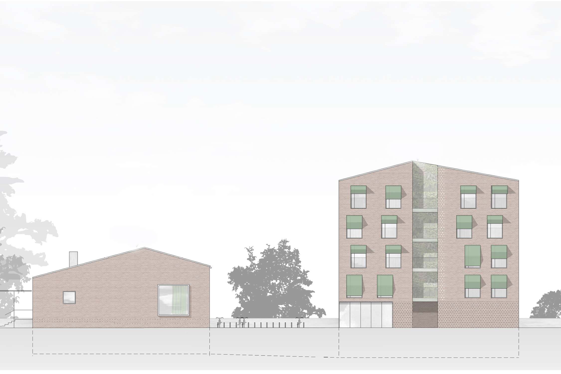 Neukonzeption Eberhardskirche mit Kita und Wohnungsneubau am Volkspark (8)