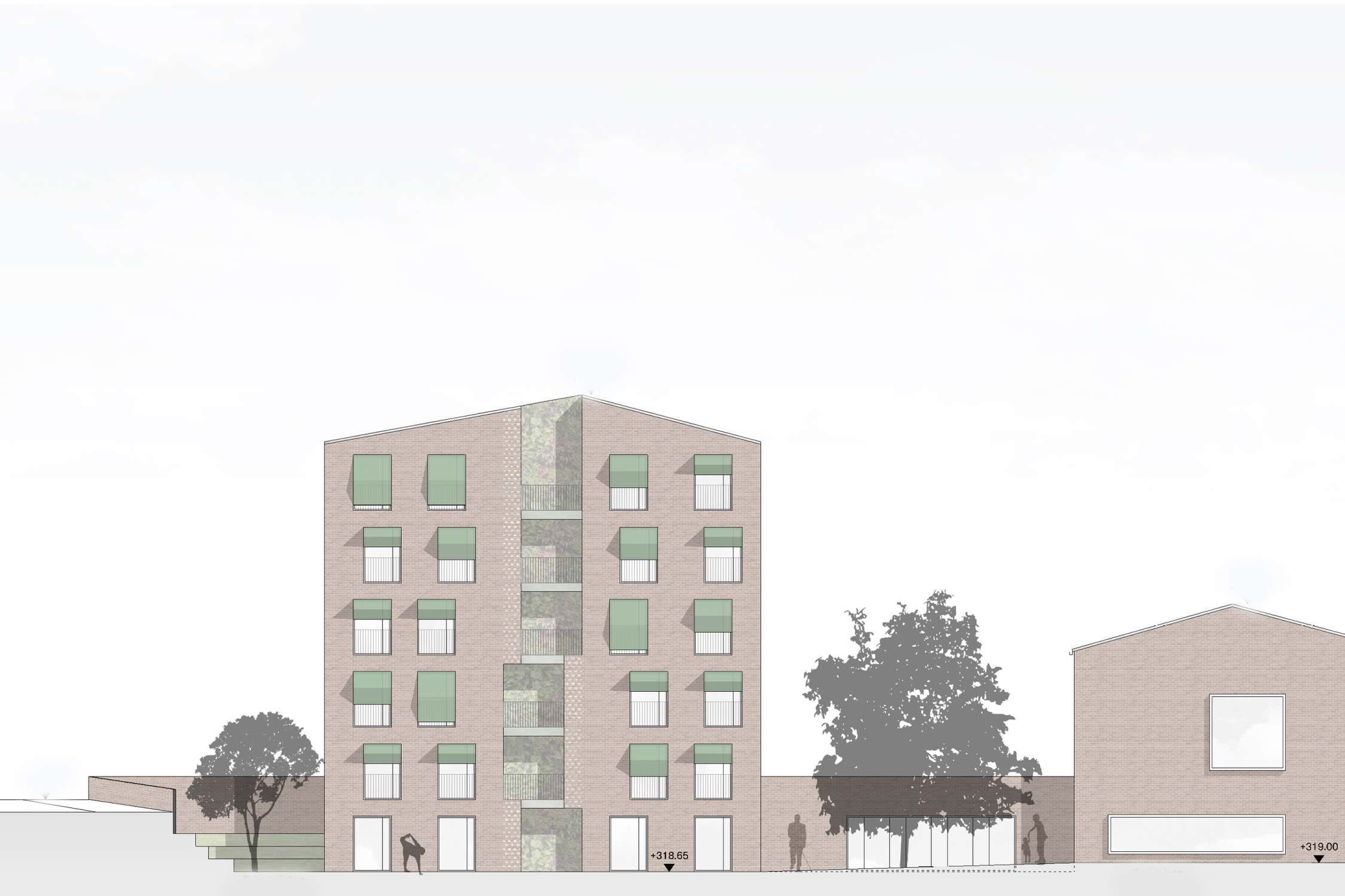 Neukonzeption Eberhardskirche mit Kita und Wohnungsneubau am Volkspark (2)