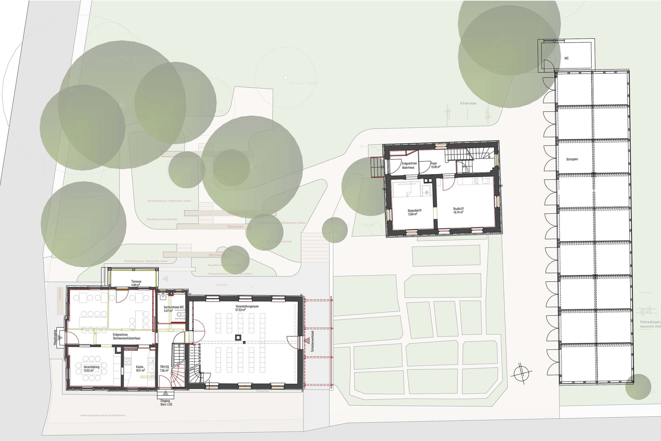 Sanierung Ensemble und Kulturdenkmal Garnisonsschützenhaus  (2)