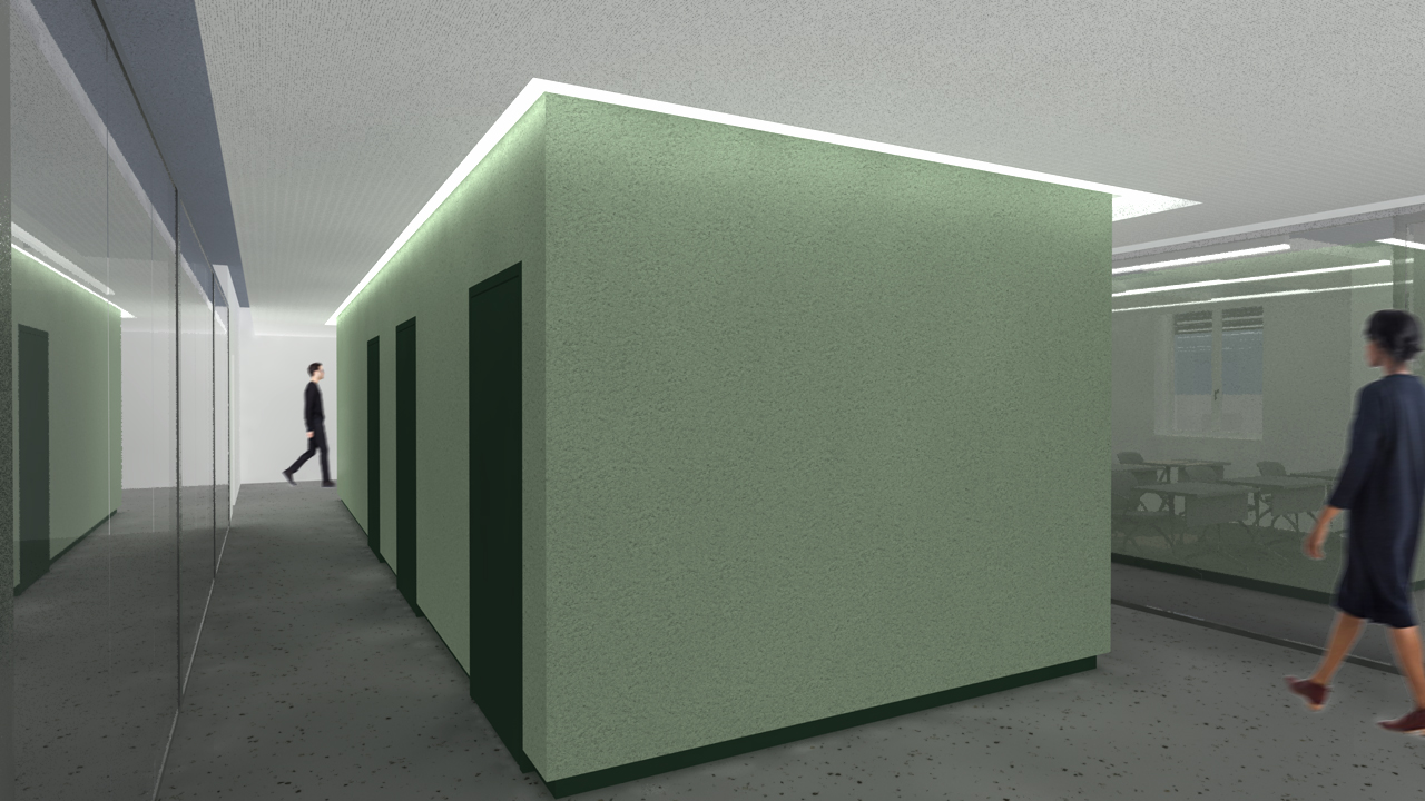 Sanierung und Sanierung Unterkunftsgebäude zu School Age- and Youth Center mit Verwaltung der Panzerkaserne (3)