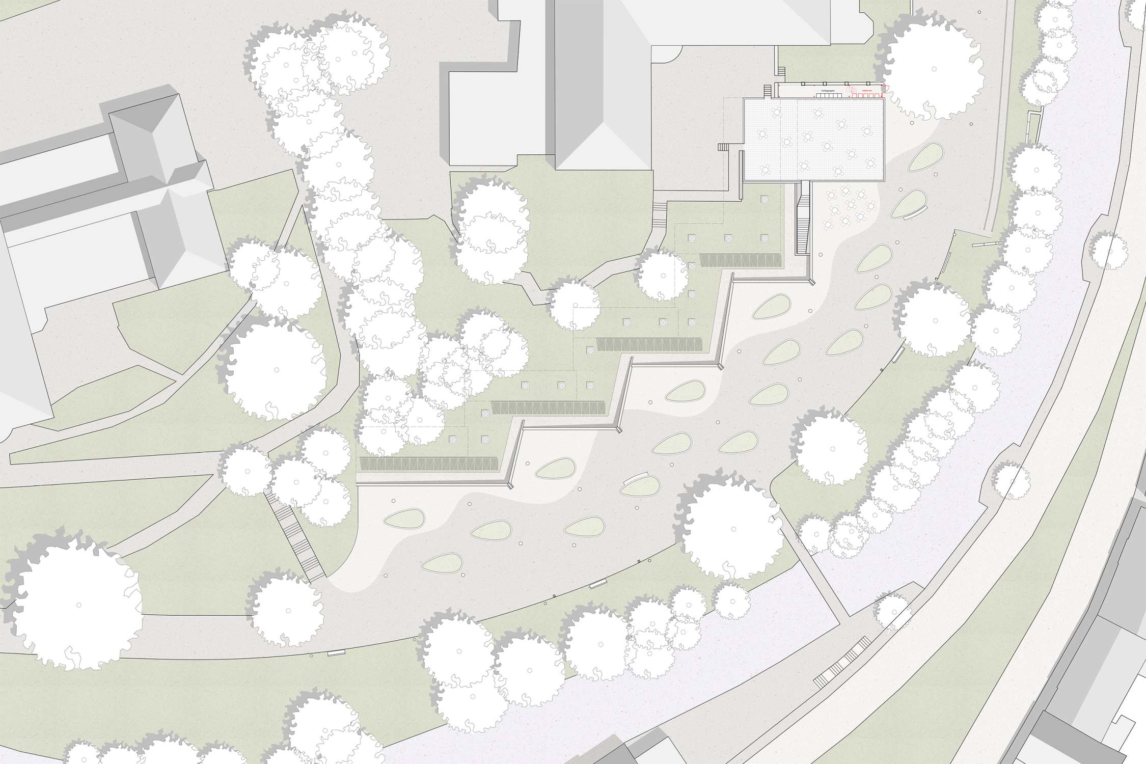Sanierung Wandelhalle im Kurpark mit Ladenzeile (1)