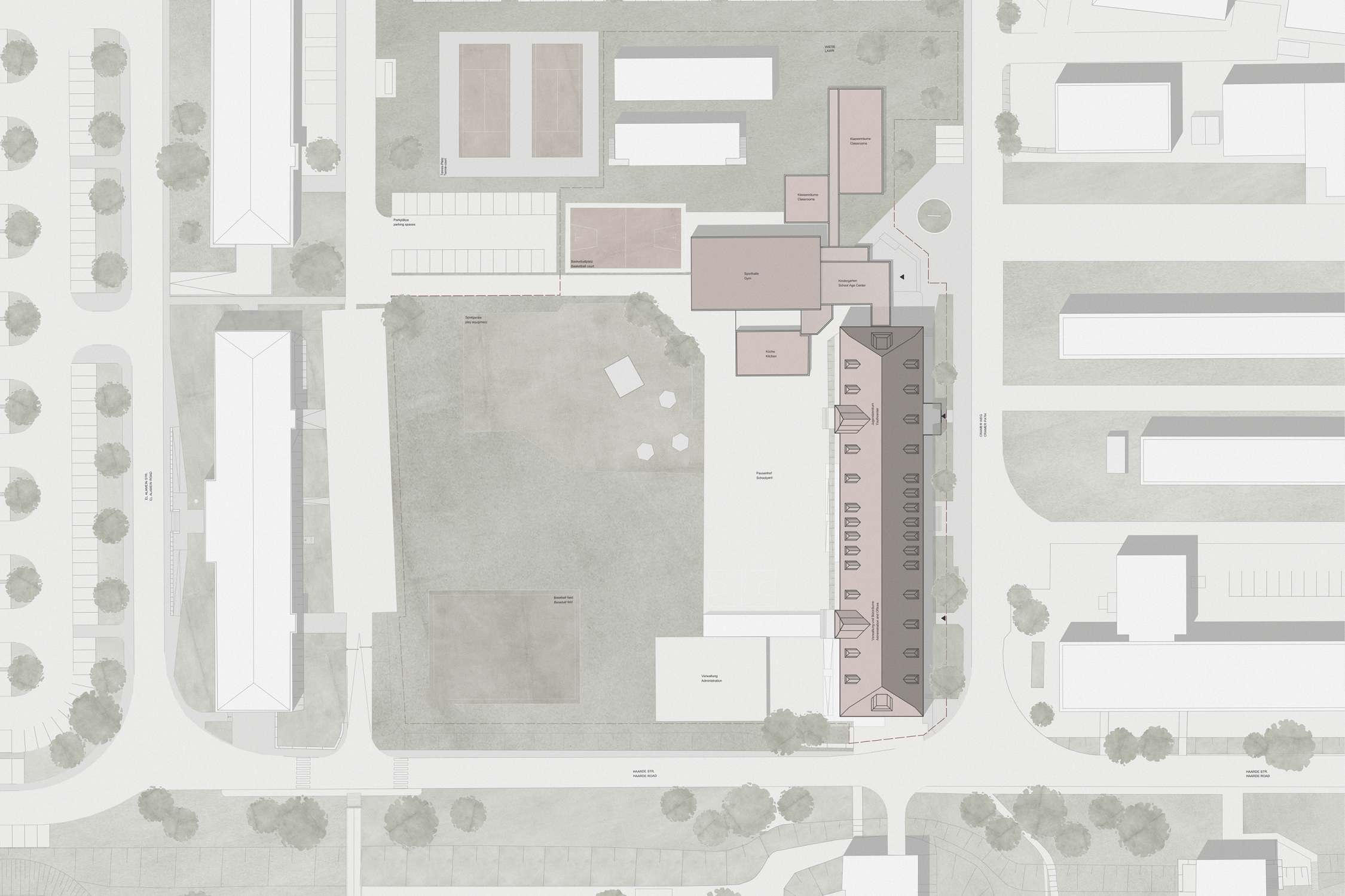 Sanierung und Sanierung Unterkunftsgebäude zu School Age- and Youth Center mit Verwaltung der Panzerkaserne (6)