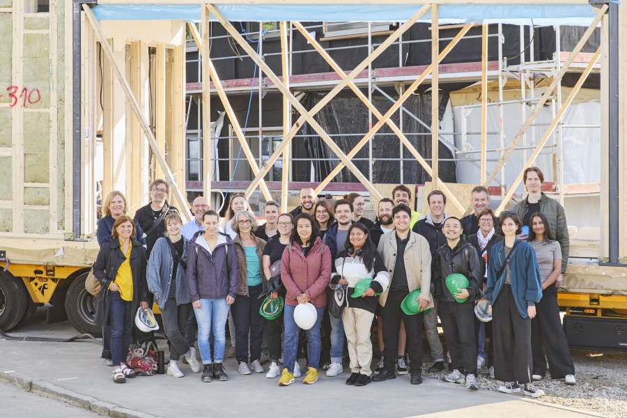 Auf der Baustelle