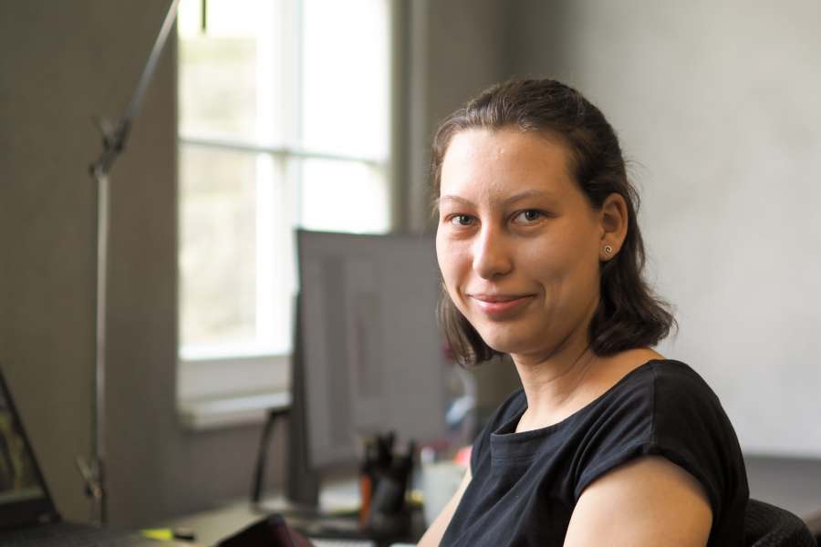 Astrid Prinz, Werkstudentin