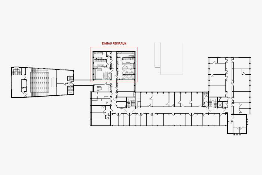 Umbau Büros zu Reinräumen im Institut für Isotopengeochemie