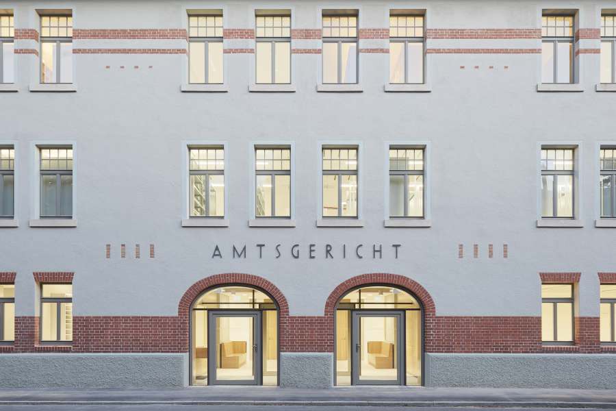 Denkmalpflegerische Sanierung und Umbau Amts-, Nachlass- und Betreuungsgericht